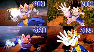 Vegeta's Great Ape transformations Cinematic Cutscene(2002-2024)