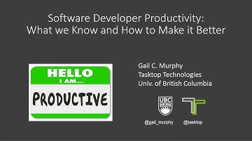 Software Developer Productivity: What we know and how to make it better