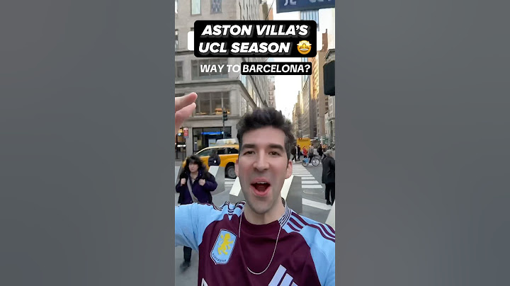 Aston Villa’s Champions League Season 🤩