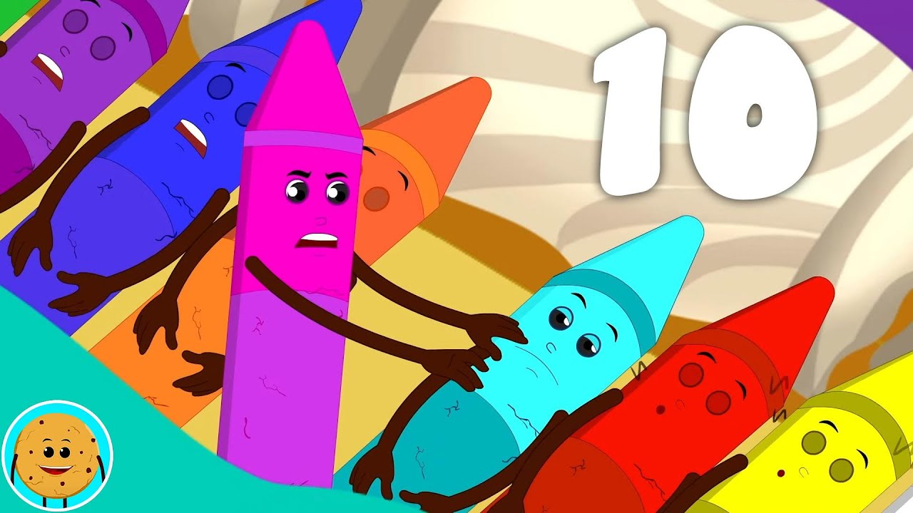 Ten In The Bed, Numbers Song and Cartoon Video for Children