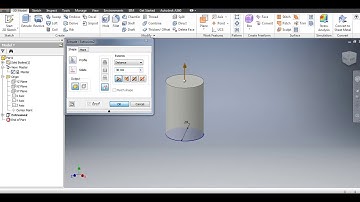Starting a simple 3D model in Autodesk Inventor -Beginner tutorial 3