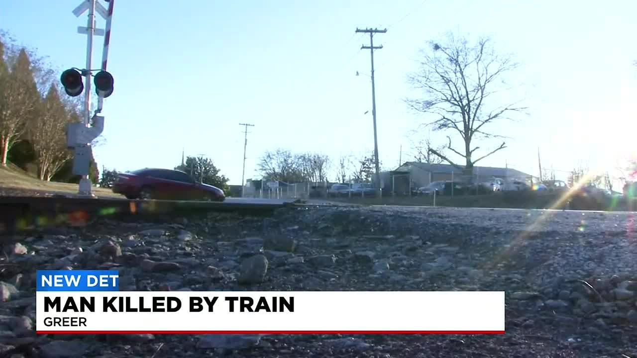 Coroner identifies man killed by train in Greer - YouTube