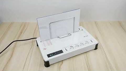 How to Use RAYSON Thermal Binbding Cover to Bind Documents