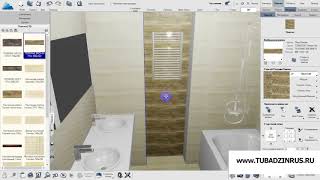 Пример дизайна в программе 3D Visoft screenshot 5
