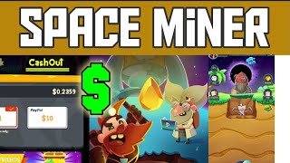 LEGIT! Space Miner app review and tutorial how to earn $10 thru Paypal/Mining diamonds and merge!! screenshot 5