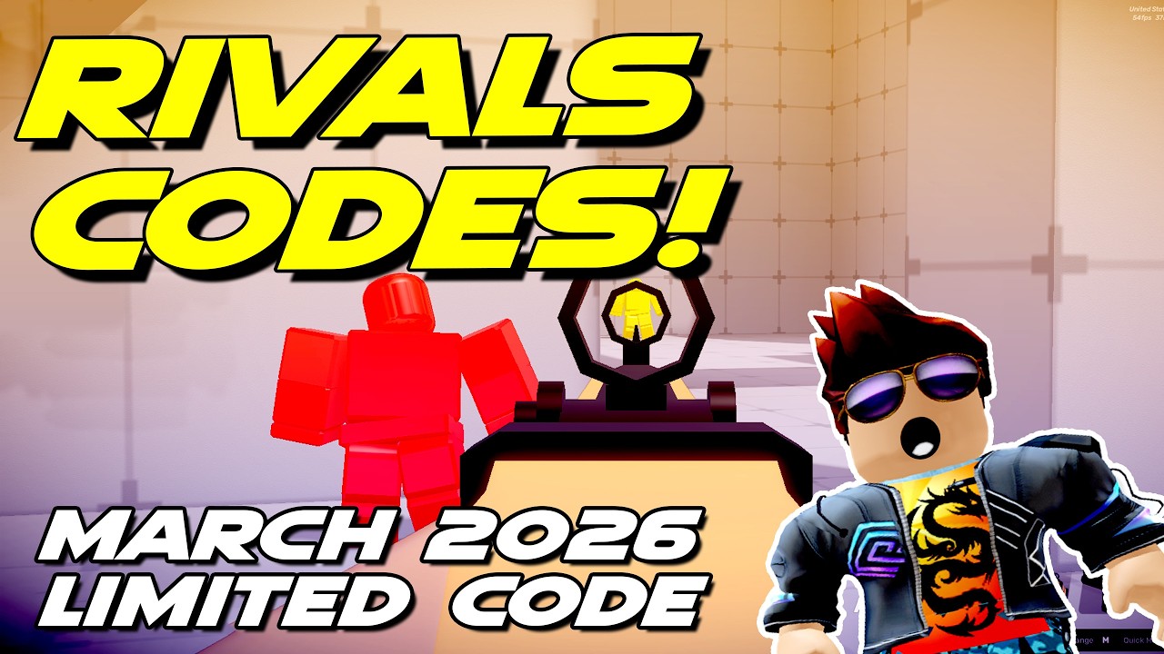 Roblox RIVALS CODES 2026 March Update Limited Time YouTube 