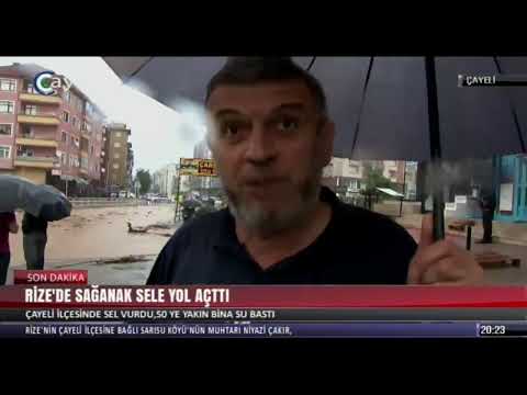 SON DAKİKA ÇAYELİ'NDE SEL / 13.07.2020