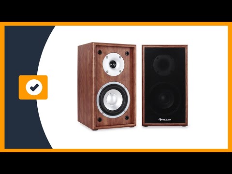 Auna Linie-300-SF-WN Altavoces HiFi de estantería pasivos de 2 vías