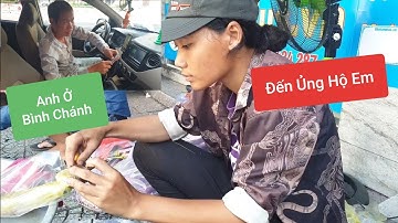 Ngày Thứ 5: Anh Mạnh Lái Ô Tô từ Bính Chánh Đến Ủng Hộ Vợ Chồng Em Nga Thôn Nữ Bán Cà Tím Nướng