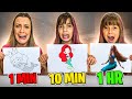 1 MINUTO, 10 MINUTOS OU 1 HORA ! BATALHA DE DESENHO !