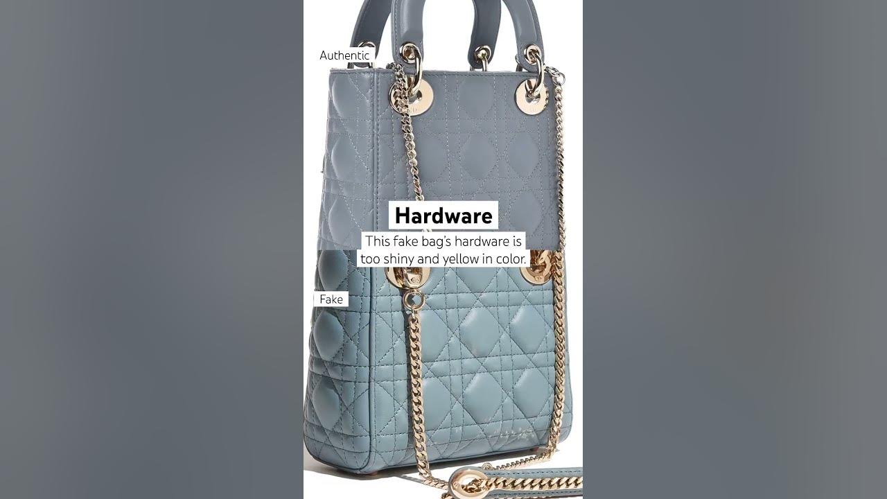 Authentic vs. Fake: Christian Dior Lady Dior Handbag Comparison 🕵️ 