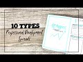 10 Types of Professional Development Bullet Journal Spreads