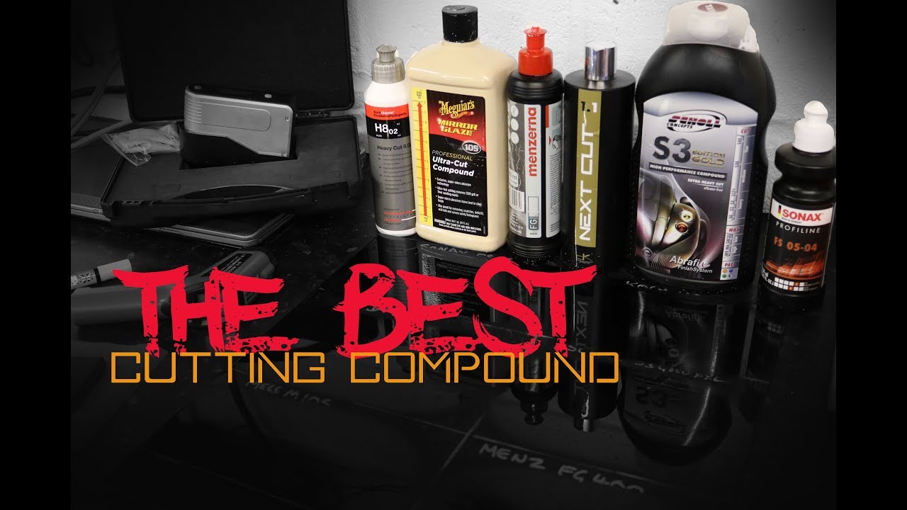 Meguiars Cutting Compound Chart