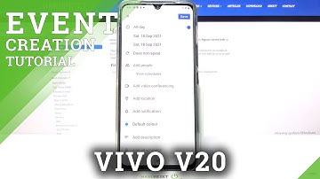 How to Add Event to Calendar on VIVO V20 – Set Up Reminder