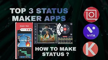 top 3 whatsapp status maker apps | status maker apps 2022