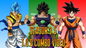 DBFZ Season 3.5 Gogeta/DBS Broly/Base Goku T.O.D Combo Video (v1.25)
