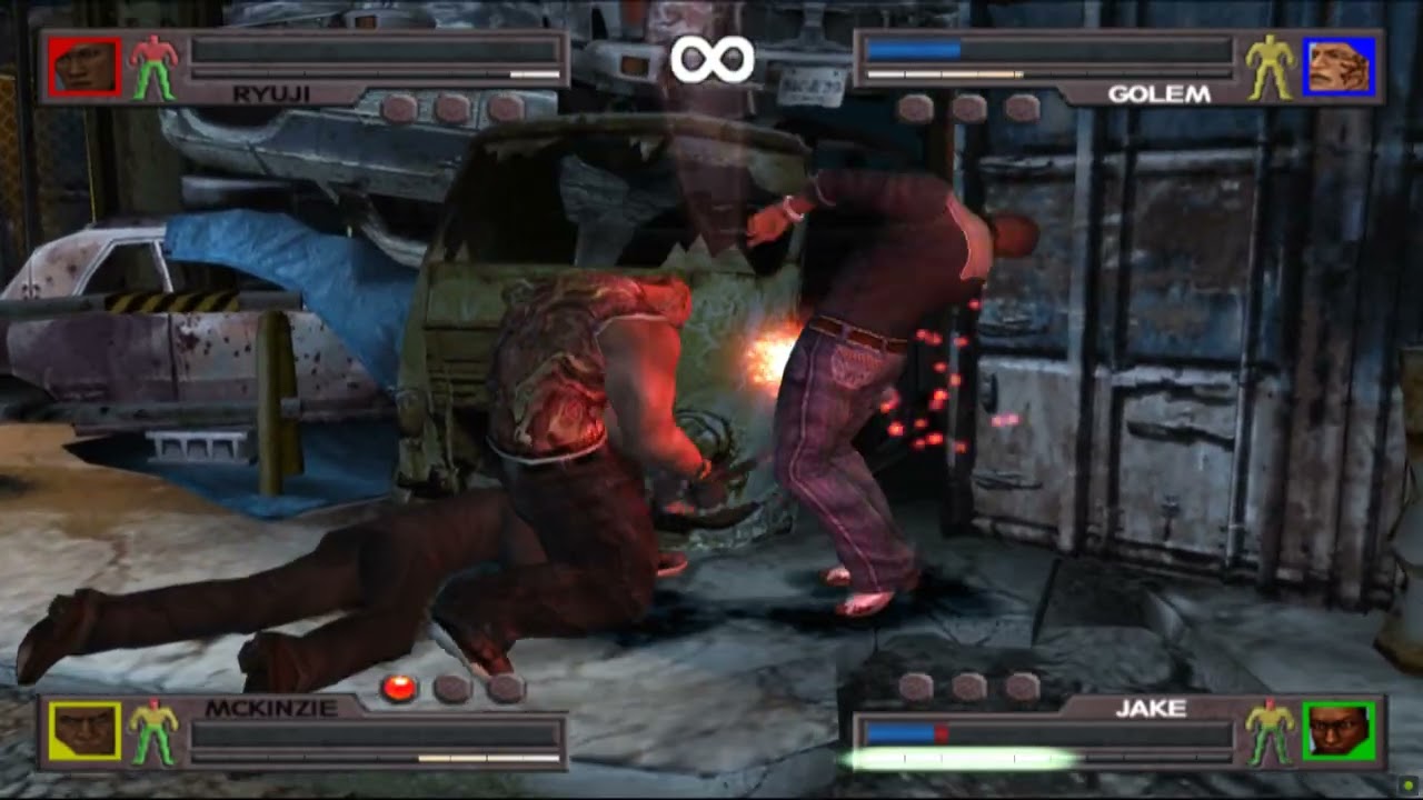 Urban reign (60fps) Four4all (Ryuji, Mckenzie, Golem, Jake)