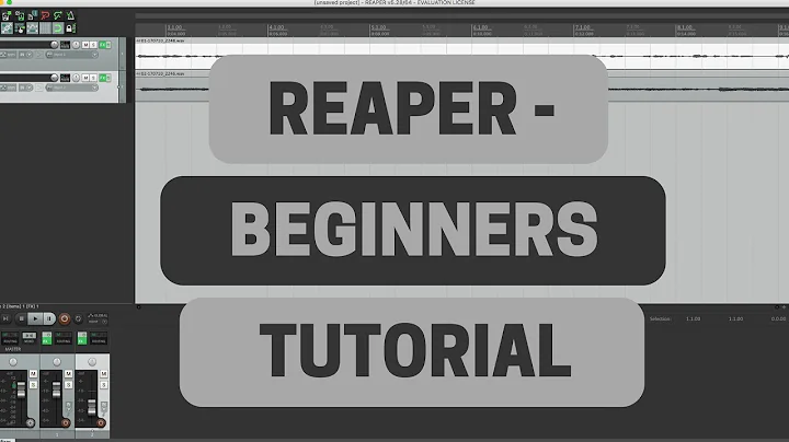 Learn to Record Guitar and Vocals with Reaper: Beginner's Tutorial