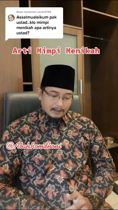 Arti Mimpi Menikah