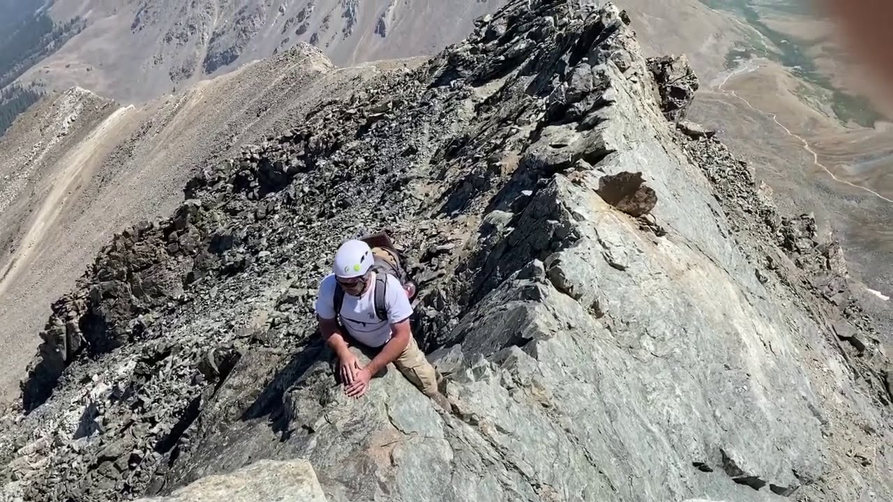 The Knife Edge on Kelso Ridge on Torreys Peak YouTube