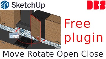 SketchUp Extension for FREE - Move Rotate Open Close