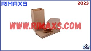 خط انتاج اكياس ورقية قاعدة مربع من شركة rimaxs