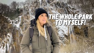 Why You Should Travel To Croatia in WINTER! Plitvice Lakes National Park  Solo Travel