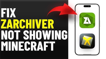 How To Fix ZArchiver Not Showing Minecraft (How To Solve Minecraft File Not Showing In ZArchiver)