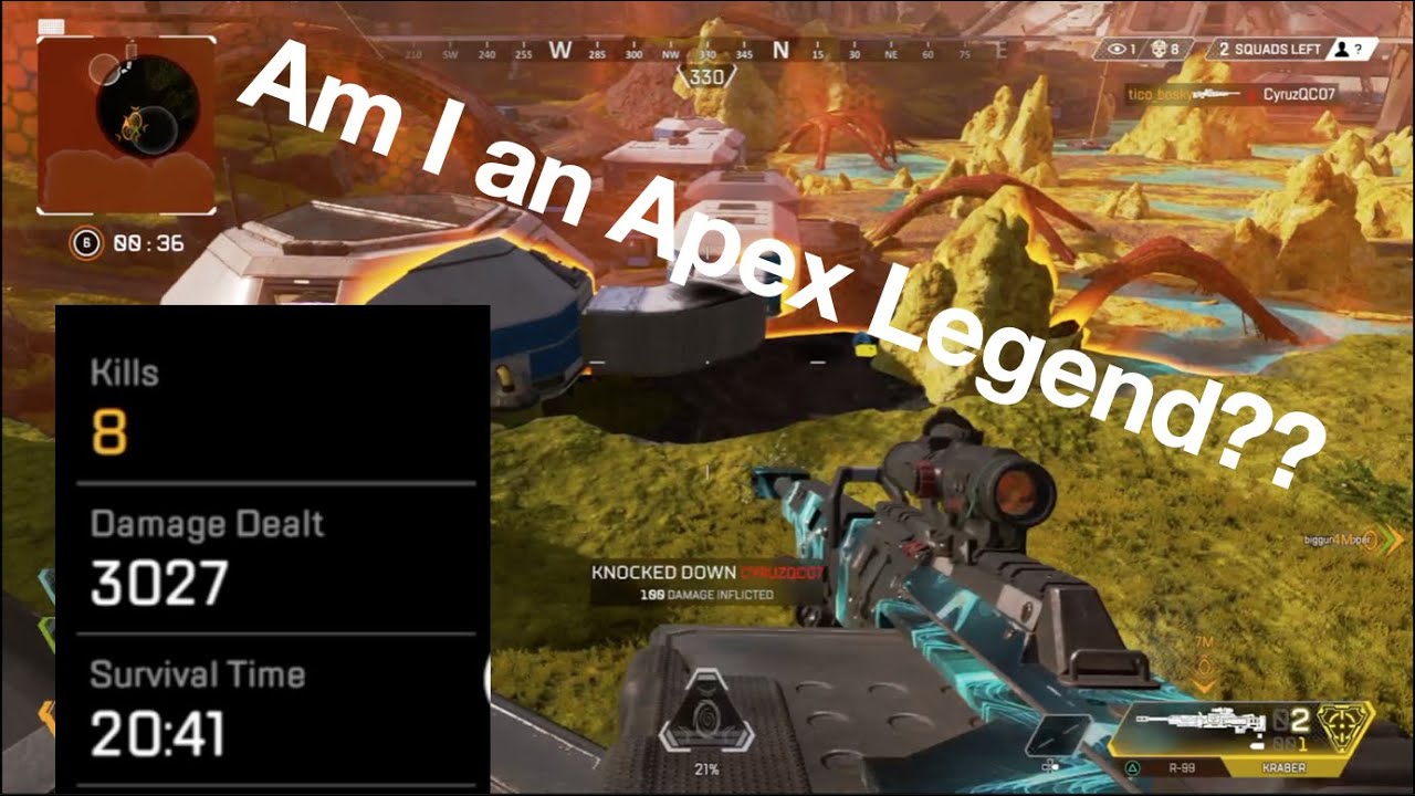 Apex Legends 3K Damage Gameplay - YouTube