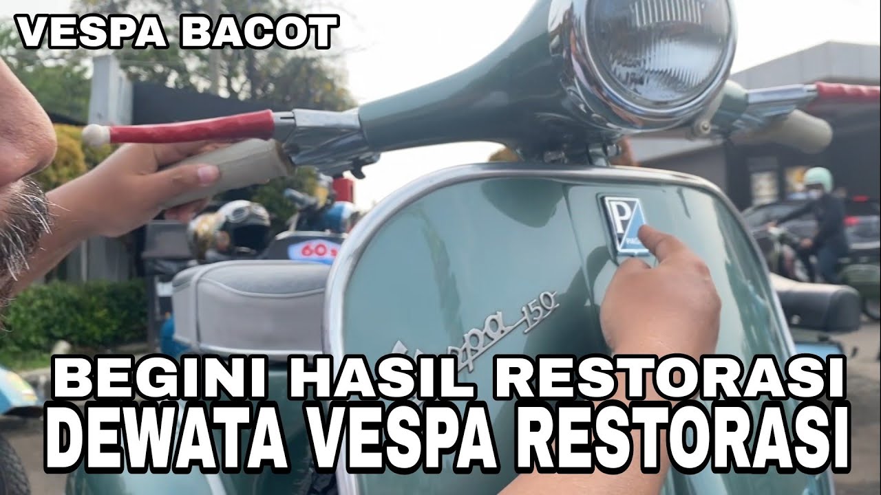 Vespa VGLB restorasi by. Dewata Vespa Restorasi - Bali.