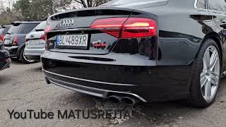 AUDI S8 D4 Facelift 4.0 TFSI V8 QUATTRO ENGINE REVS SOUND