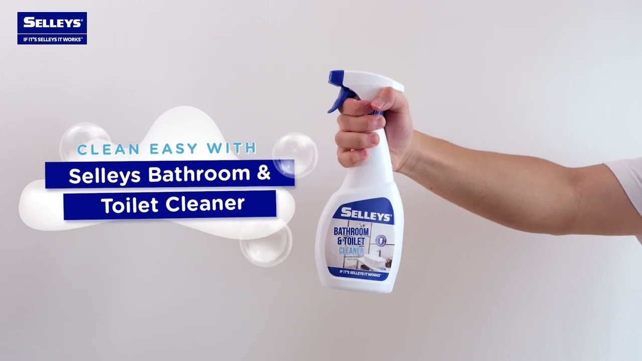 Everyday Gentle Cleaning With Selleys Bathroom and Toilet Cleaner