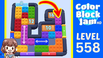 Color Block Jam Level 558 Solution Walkthrough