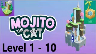 Majito the Cat Oasis Level 1 - 10 walkthrough 3 stars screenshot 4