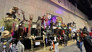 TRANSWORLD HALLOWEEN CONVENTION 2023 Morris Costumes 2023 Animatronic Line Up Walk Through