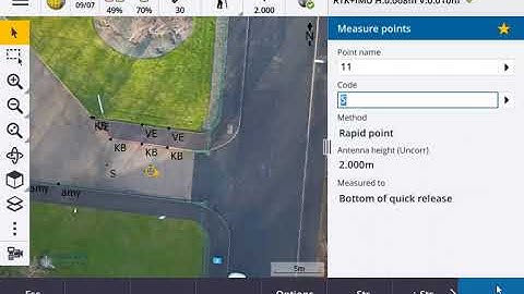 Measure Points within Trimble Access