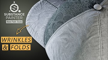 Create Wrinkles and Folds In Substance Painter Latest version 9 (Path Tool)
