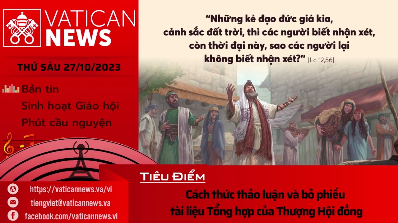 Radio thứ Sáu 27/10/2023 - Vatican News Tiếng Việt