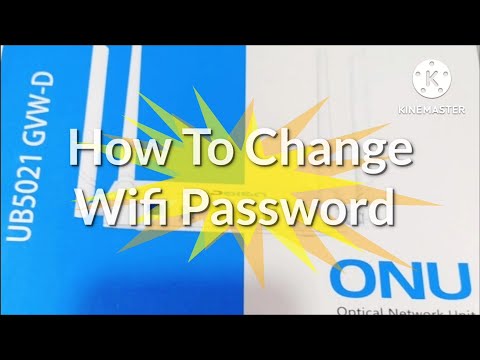 How To change wifi Password  UBICOM UB5021 GVW-D dual band wifi ONT