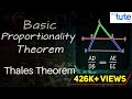 Basic Proportionality Theorem | Thales Theorem | Geometry | Math | Letstute