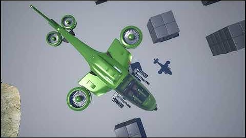 TiltRotor Quadcopter VTOL for Unreal Engine Preview