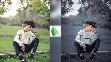 Snapseed Dark And Grey Effect Photo Editing Tutorial | Snapseed Background Colour Change Tricks