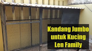Kandang jumbo untuk kucing Len Family//tahan lama dan kokoh
