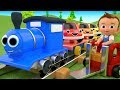 Colors for Children to Learn with Toy Cars Train Transport Toys 3D Kids Little Baby Educational