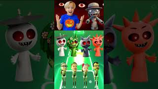 Sprunki X Coffin dance remix #168  Tiles Hop #shorts #youtubeshorts  #shortsfeed  #tileshop