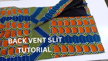 How to make a skirt with overlap slit, overlap back slit straight skirt