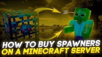 BUYING SPAWNERS ON THE MINECRAFT SERVER