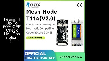 New Meshtastic Tracker Heltec T114 V2 Nordic nRF52840 SX1262 LoRaWAN LoRa Arduino Positioning  Devbo