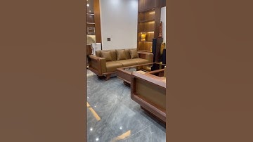 Sofa gỗ óc chó bọc da bò ý nhập khẩu