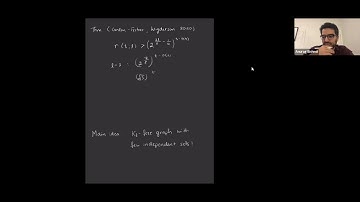 Mini-course in Finite Geometry and Ramsey Theory | Lecture 6 | Anurag Bishnoi